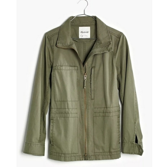 NEW Madewell | Olive Green Utility Jacket - Picture 1 of 11